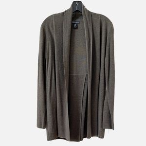 Adrienne Vittadini Merino Wool Cardigan Sweater Size Small